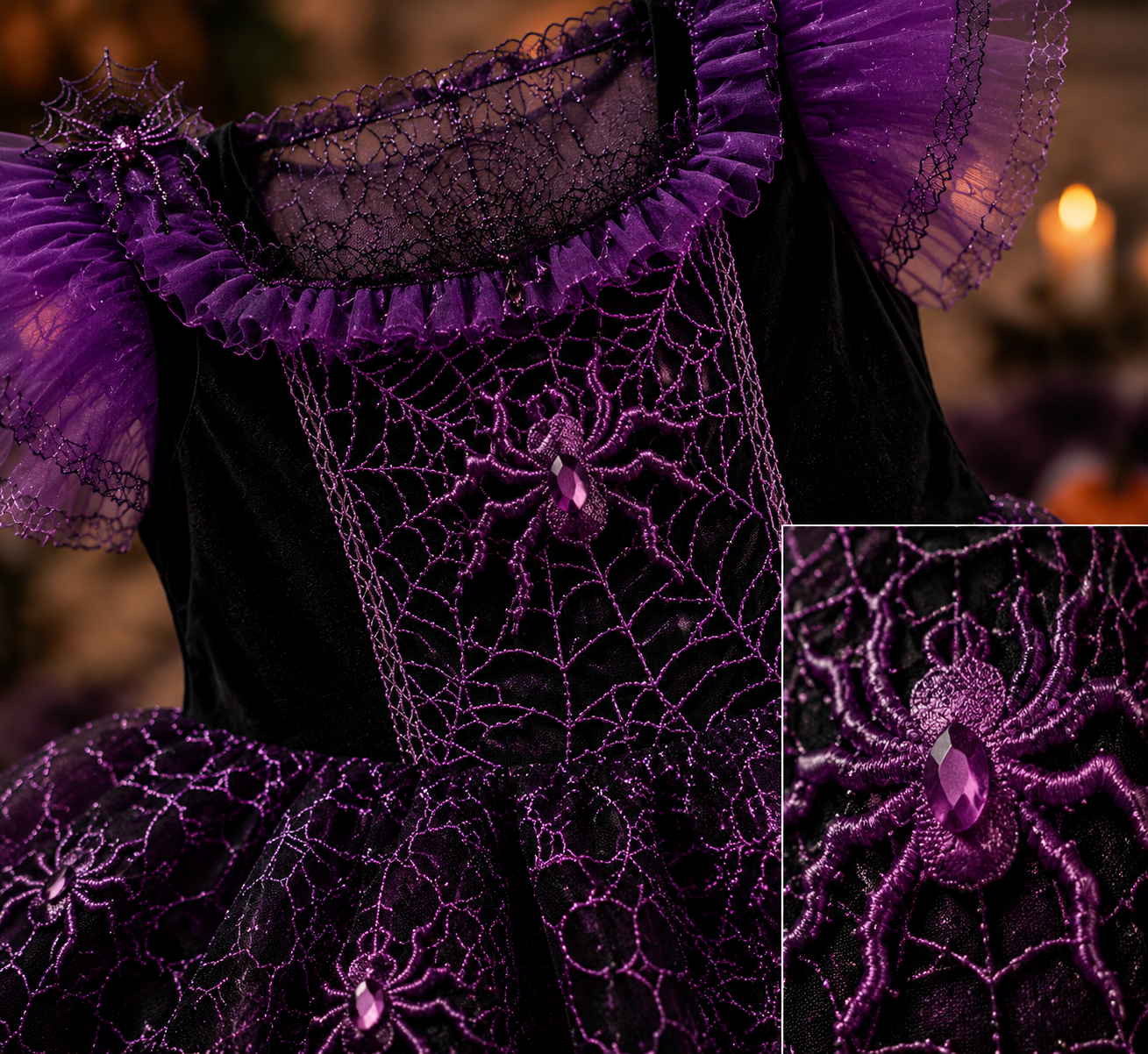 ✨ 50% OFF | The Enchanted Spider Princess Dress™ 🕷️