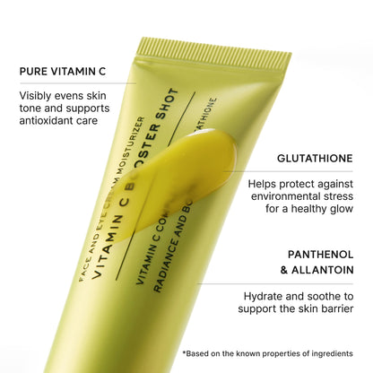 [Amazon] Vitamin C Booster Shot, Pure Vitamin C + Glutathione for Bright, Healthy Skin Glow, 1.01 fl oz