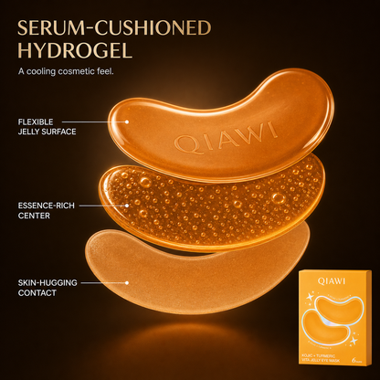 QIAWI Kojic + Turmeric Vita Jelly Eye Mask — 6 Pairs