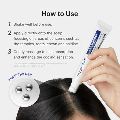 🔥LAST DAY 50% OFF - 💇‍♀️🌿Deoxyribose Scalp Serum | For Fuller-Looking Hair & Scalp Strengthening Roll-On Serum🧴✨