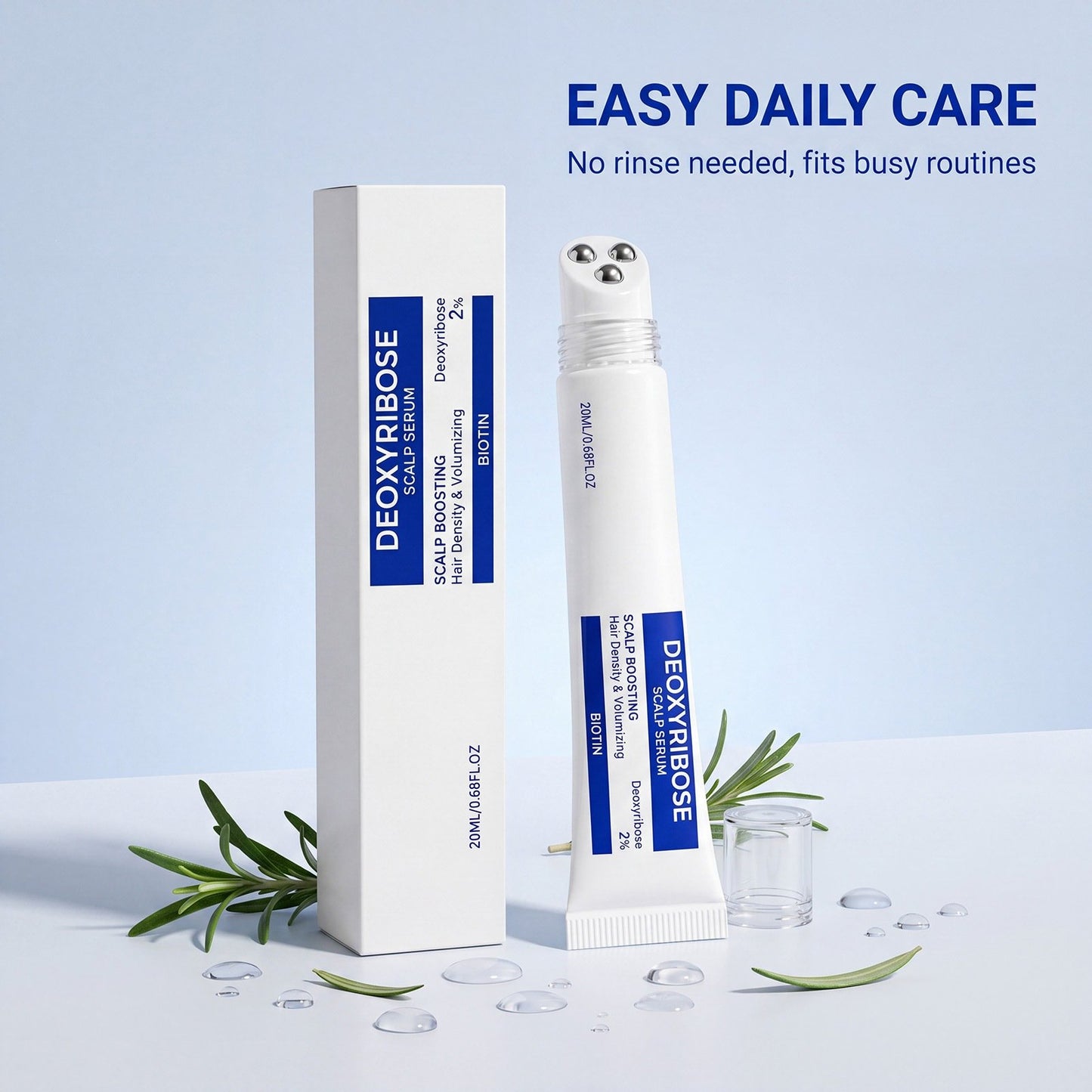 🔥LAST DAY 50% OFF - 💇‍♀️🌿Deoxyribose Scalp Serum | For Fuller-Looking Hair & Scalp Strengthening Roll-On Serum🧴✨