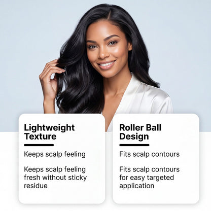🔥LAST DAY 50% OFF - 💇‍♀️🌿Deoxyribose Scalp Serum | For Fuller-Looking Hair & Scalp Strengthening Roll-On Serum🧴✨
