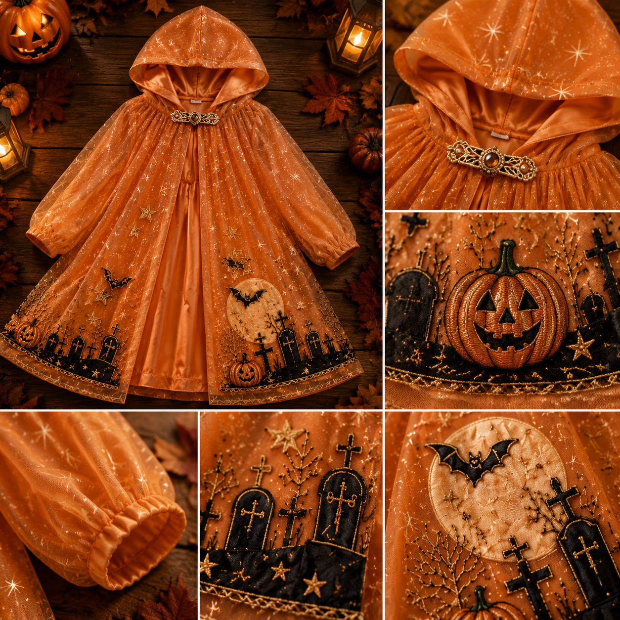 ✨ 50% OFF | The Enchanted Halloween Princess Cape 🎃