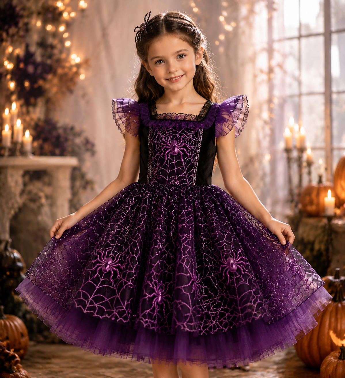 ✨ 50% OFF | The Enchanted Spider Princess Dress™ 🕷️