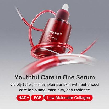 [NEW] OIQQM NAD+ EGF Power Duo | Firming Serum & Gel Mask with NAD+, EGF & Collagen Extract | Helps Improve the Look of Fine Lines, Elasticity, Firmness and Radiance | Plumping Anti-Aging Skincare Set