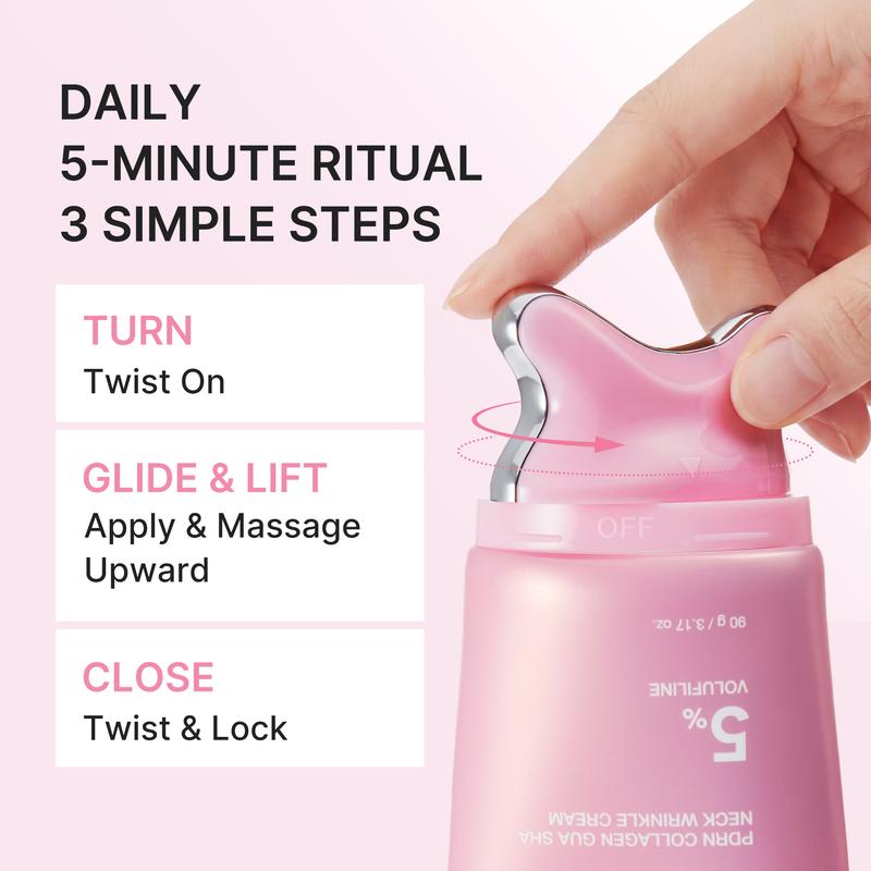 [NEW] PDRN Collagen Gua Sha Neck Wrinkle Cream | Korean Skincare