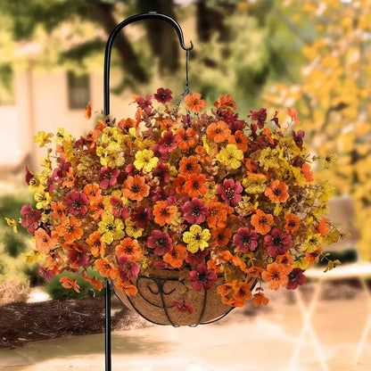 🌸 50% OFF | UV Resistant Artificial Flower Bouquet – 6/12/24pcs Colorful Garden Decor