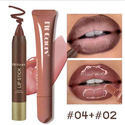 Fit Colors Matte Lip Liner & Moisturizing Lip Oil Set